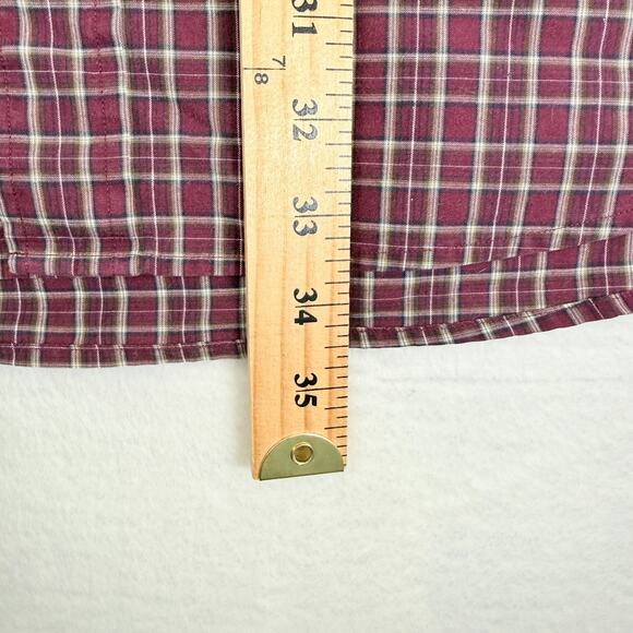 Saddlebred Easy Care XLT L/S Plaid Casual Button-Down Office Casual Heritage - Picture 5 of 6